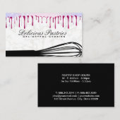 ウィスク | グリッター《写真》ぼけ味ドリップ 名刺 (正面/裏面)