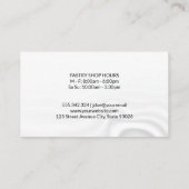 ウィスク | シルキーの背景 | ドーナツ 名刺 (裏面)