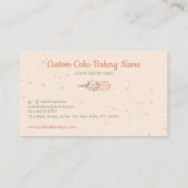 ウィスク スターズ エレガント ベーカリー シェフ 名刺 (裏面)