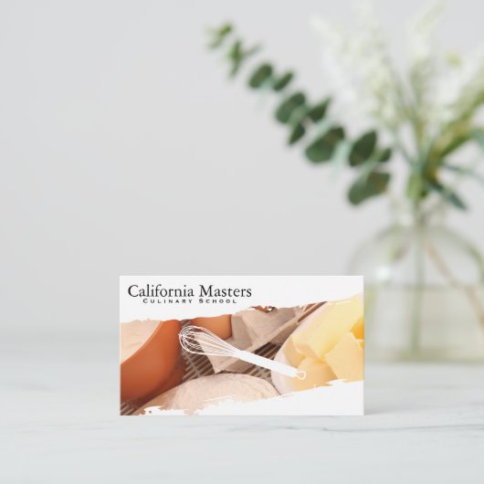 ウィスク |バターエッグ粉 |料理 名刺 (スタンド正面)