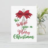 ウィスク・ユー・メリー・クリスマス シーズンカード (スタンド正面)