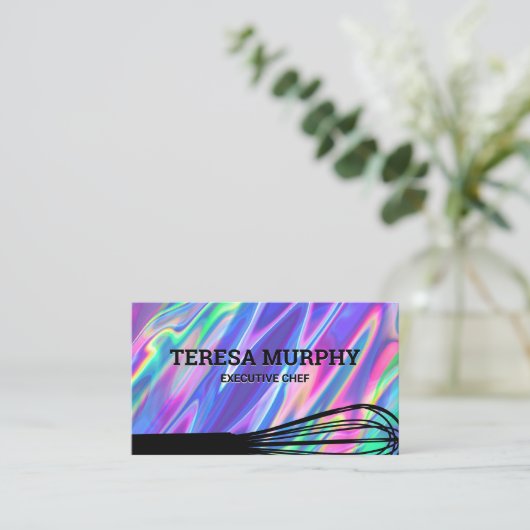 ウィスク | 虹の液体 名刺 (スタンド正面)