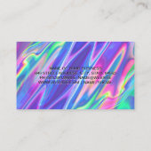 ウィスク | 虹の液体 名刺 (裏面)