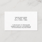 ウィスク(金ゴールド) |料理マスター 名刺 (裏面)