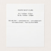 ウィスク(金ゴールド) |料理マスター 名刺 (内部フラット)