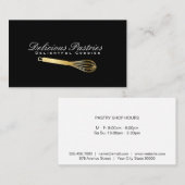 ウィスク(金ゴールド) |料理マスター 名刺 (正面/裏面)