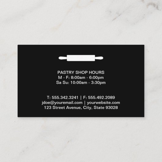 ウィスクII |料理マスター 名刺 (裏面)