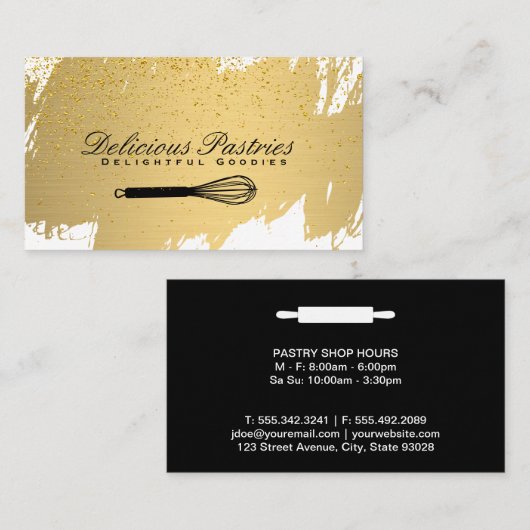 ウィスクII |料理マスター 名刺 (正面/裏面)