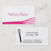 ウィスクIII （マゼンタ） |料理マスター 名刺 (正面/裏面)