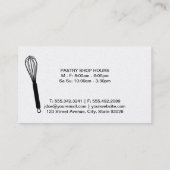 ウィスクIII |料理マスター 名刺 (裏面)