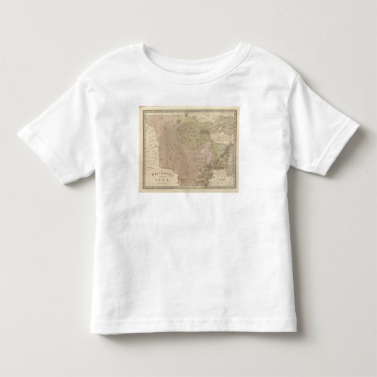 ウィスコンシンおよびアイオワ トドラーTシャツ (正面)