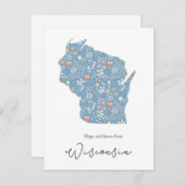 ウィスコンシンからのハグとキス シーズンカード (正面/裏面)