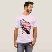 ウィスコンシンだ Tシャツ (正面フル)