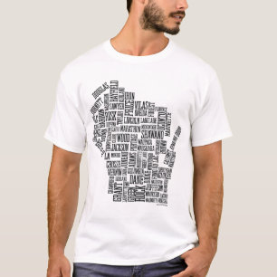 ウィスコンシンについての不機嫌 Tシャツ
