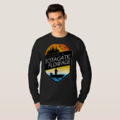ウィスコンシンのウィスコンシン川に行きたいな Tシャツ (正面フル)