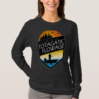 ウィスコンシンのウィスコンシン川に行きたいな Tシャツ