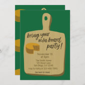 ウィスコンシンのサッカーに自分のボードパーティーをもたらす 招待状 (正面/裏面)