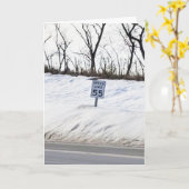 ウィスコンシンのジャストことわざハイ カード (黄色い花)