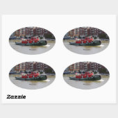 ウィスコンシンのステッカー 楕円形シール (シート)