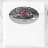 ウィスコンシンのステッカー 楕円形シール (バッグ)