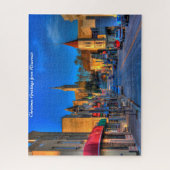 ウィスコンシンのダウンタウン。クリスマスの挨拶 ジグソーパズル (縦)