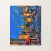 ウィスコンシンのダウンタウン。ジグソーパズル ジグソーパズル (縦)