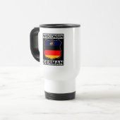ウィスコンシンのドイツ系アメリカ人旅行杯 トラベルマグ (正面左)