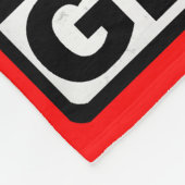 ウィスコンシンのドイツ系アメリカ人 フリースブランケット (角)