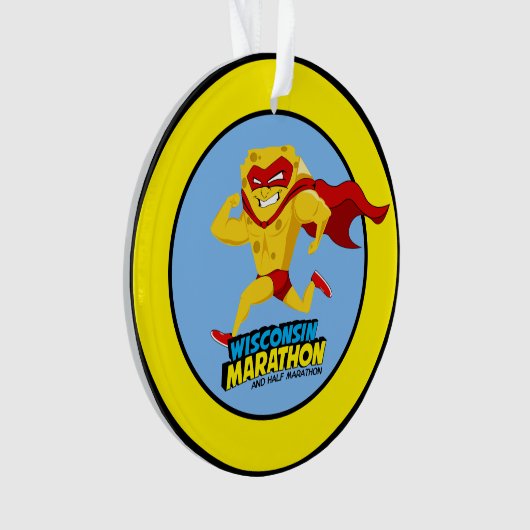 ウィスコンシンのマラソンの後マラソン オーナメント (正面)