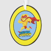 ウィスコンシンのマラソンの後マラソン オーナメント (正面)