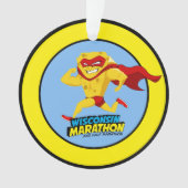 ウィスコンシンのマラソンの後マラソン オーナメント (正面)