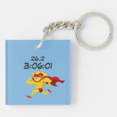 ウィスコンシンのマラソンの後マラソン キーホルダー (裏面)