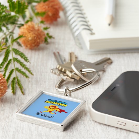 ウィスコンシンのマラソンの後マラソン キーホルダー (側面)