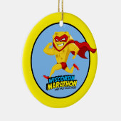 ウィスコンシンのマラソンの後マラソン セラミックオーナメント (右)