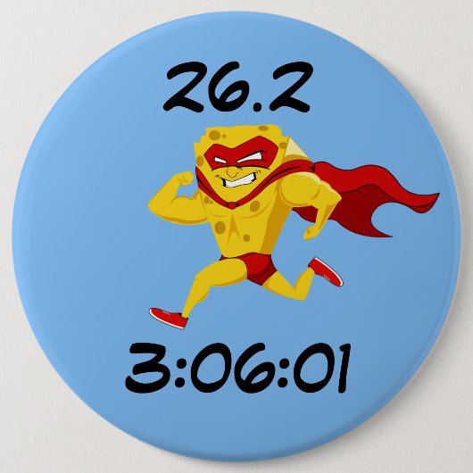 ウィスコンシンのマラソンの後マラソン 缶バッジ (正面)