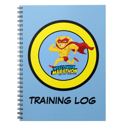 ウィスコンシンのマラソンの訓練 ノートブック (正面)