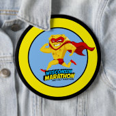 ウィスコンシンのマラソン競争日 缶バッジ (インサイチュ)