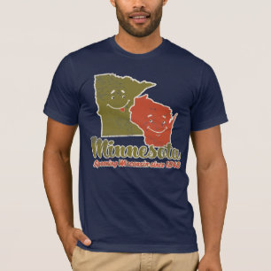 ウィスコンシンのワイシャツをスプーンでつぐミネソタ Tシャツ