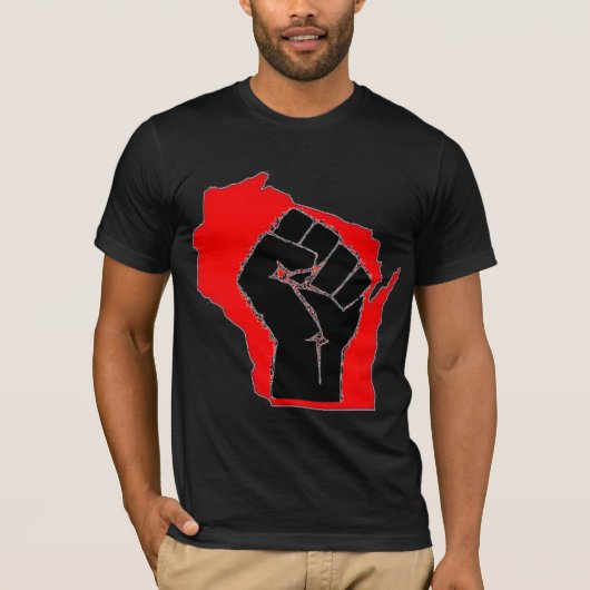 ウィスコンシンのワイシャツ Tシャツ (正面)