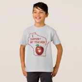 ウィスコンシンの先生 Tシャツ (正面フル)