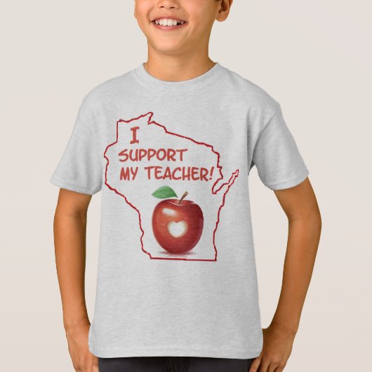 ウィスコンシンの先生 Tシャツ (正面)