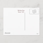 ウィスコンシンの冬 シーズンポストカード (裏面)