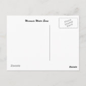 ウィスコンシンの冬 ポストカード (裏面)