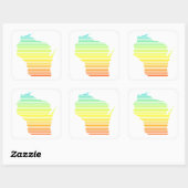 ウィスコンシンの冷え色 スクエアシール (シート)