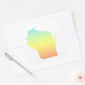 ウィスコンシンの冷え色 スクエアシール (封筒)