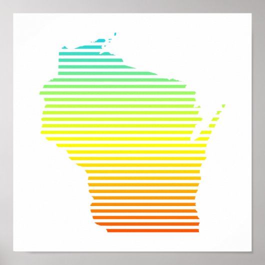 ウィスコンシンの冷え色 ポスター (正面)