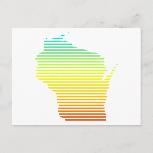 ウィスコンシンの冷え色 ポストカード (正面)