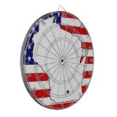 ウィスコンシンの地図 ダーツボード (正面左)