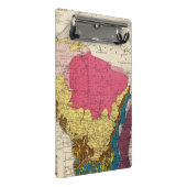 ウィスコンシンの地質地図 ミニクリップボード (アングル)