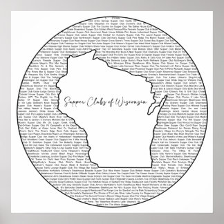 ウィスコンシンの夕食クラブ ポスター